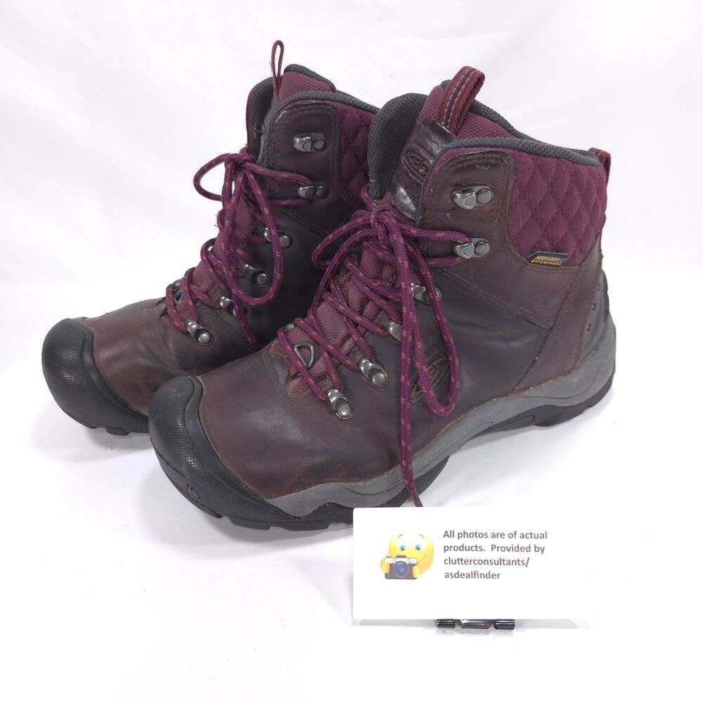 Keen Revel III Waterproof Outdoor Trail Hiking Boot Womens Size 8 1021981 Brown